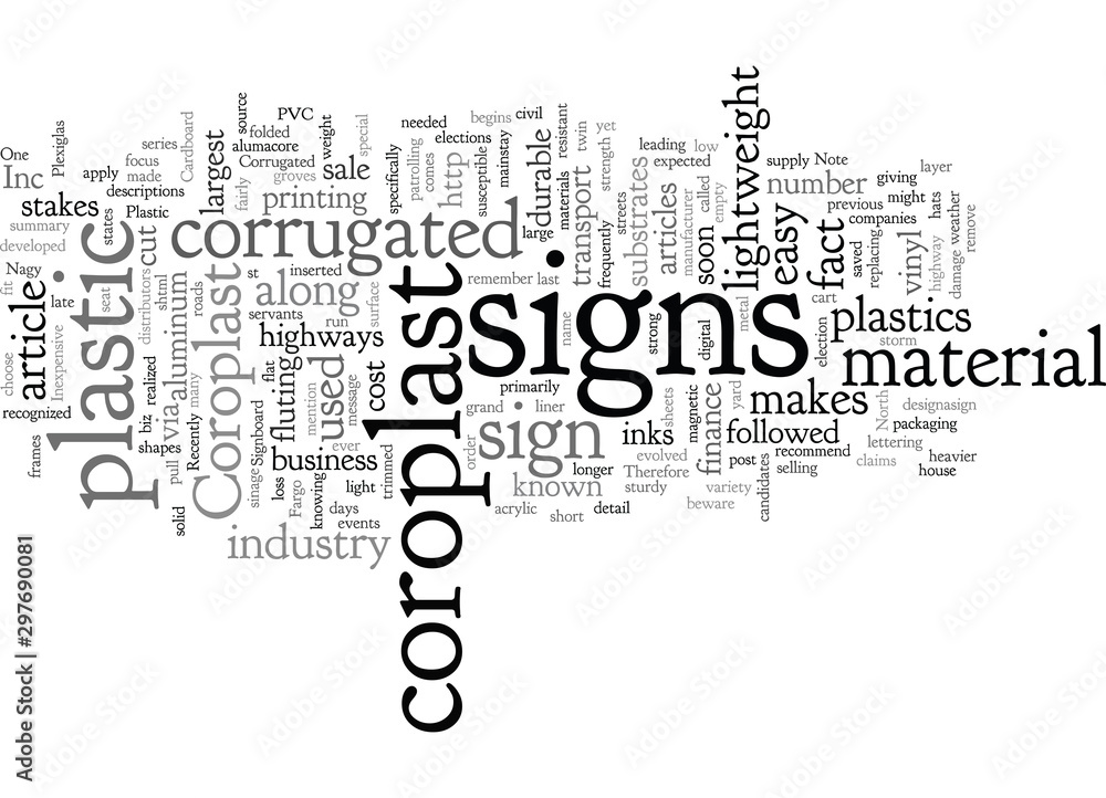 Coroplast and Corrugated Plastic Inexpensive Signage Coroplast and Corrugated Plastic Inexpensive Signage