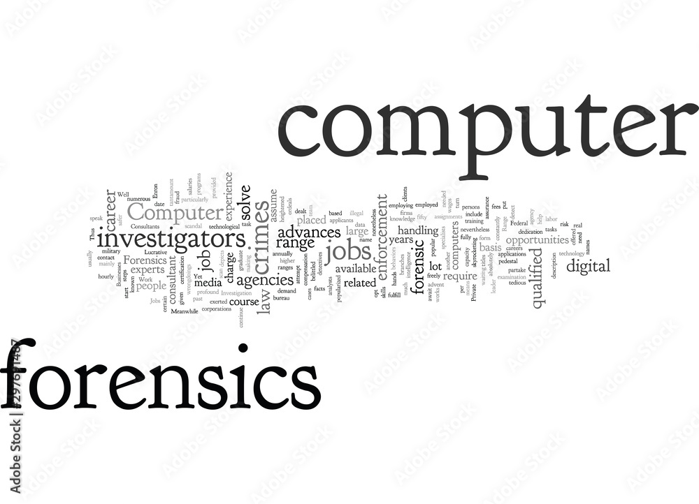 Obraz premium computer forensic jobs