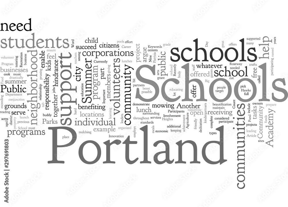 Community Involvement Important For Portland Schools