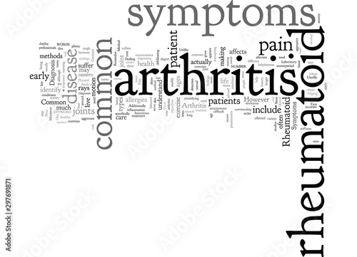 Common Symptoms for Rheumatoid Arthritis