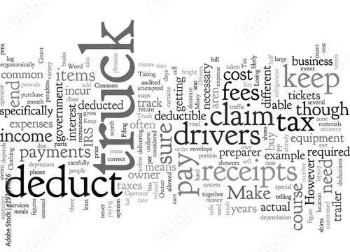 Common Tax Deductions for Owner Operator Truck Drivers