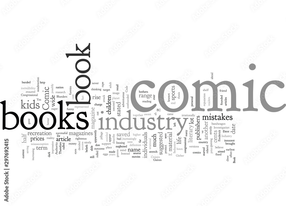 Comic Book Industry Blunders