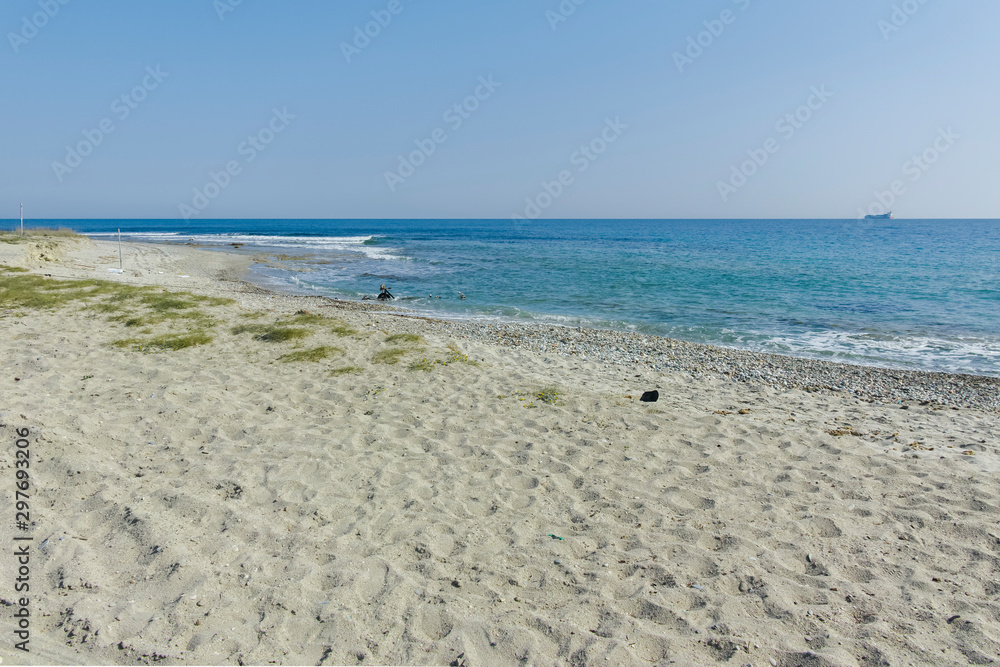 Famous Beach at Possidi Cape, Kassandra Peninsula, Chalkidiki, Greece