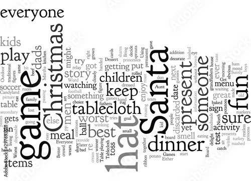 Christmas table games