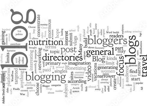 Choose Your Blog Type A Bloggers Choice