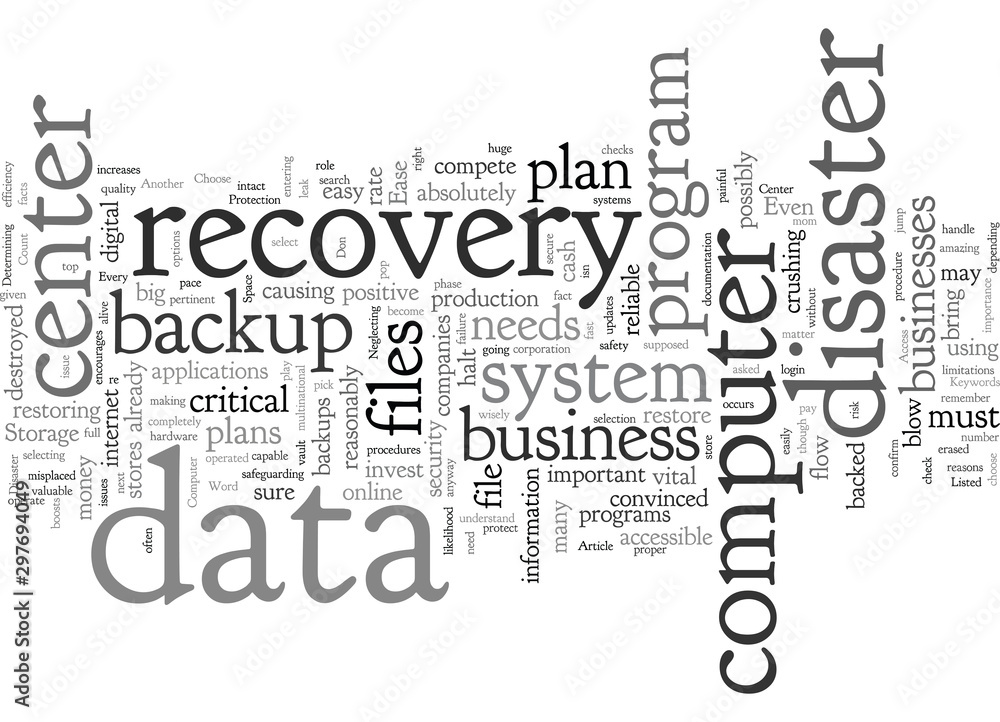 Choose A Backup Software For Your Data Center Disaster Recovery Plan