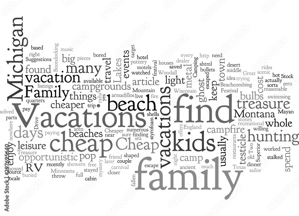Cheap Family Vacations Some Suggestions