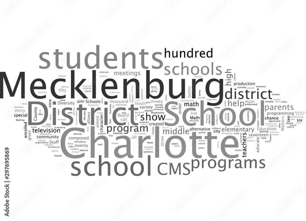 Charlotte Mecklenburg School District s CMS TV Charlotte Mecklenburg School District s CMS TV