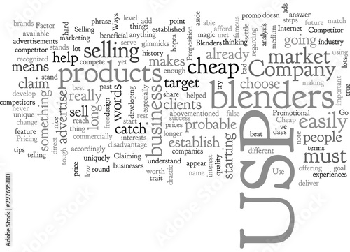 Cheap Blenders and Other Ways to Go about Your Companys USP