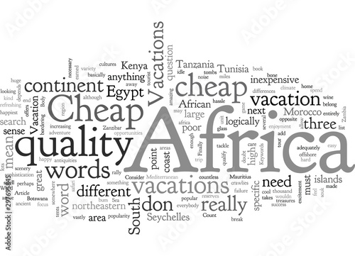 Cheap African Vacations