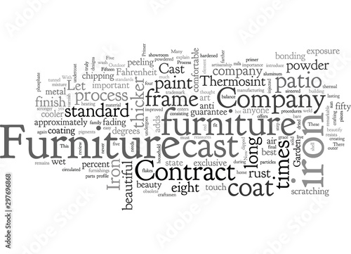 cast iron furniture
