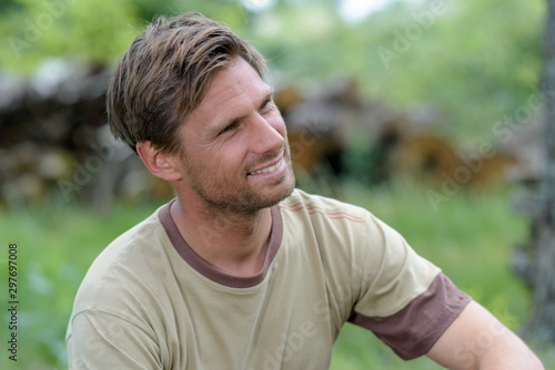 close up portrait of man in his 30s