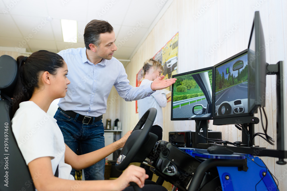 trainee do a test drive trainee do a test drive