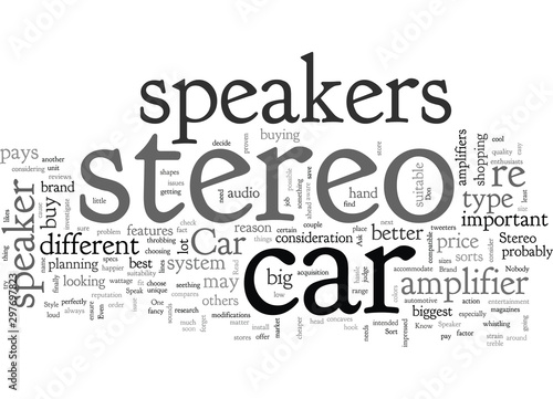 Car Stereo Speaker