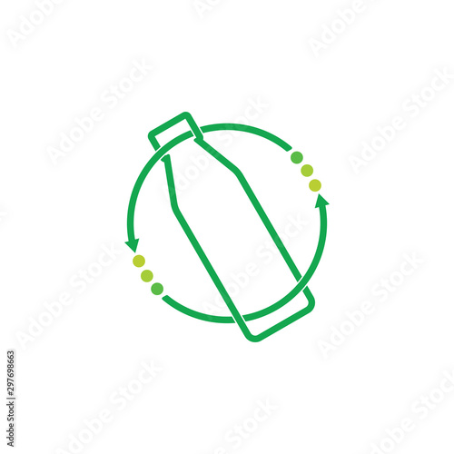 bottle shake arrow sign symbol vector