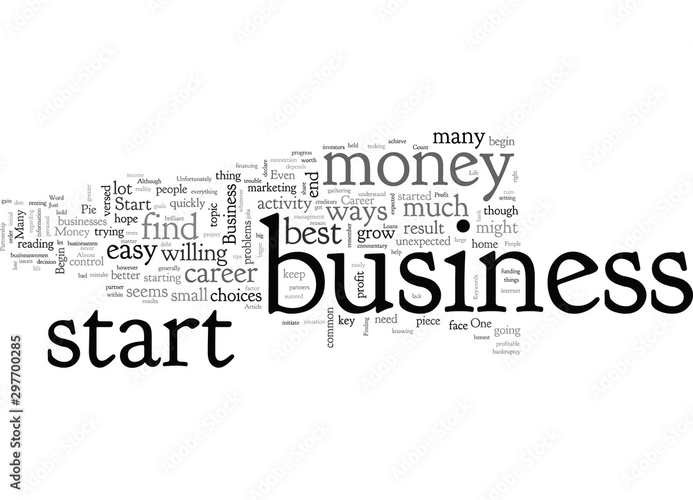 Fotografie Business Start Up Money