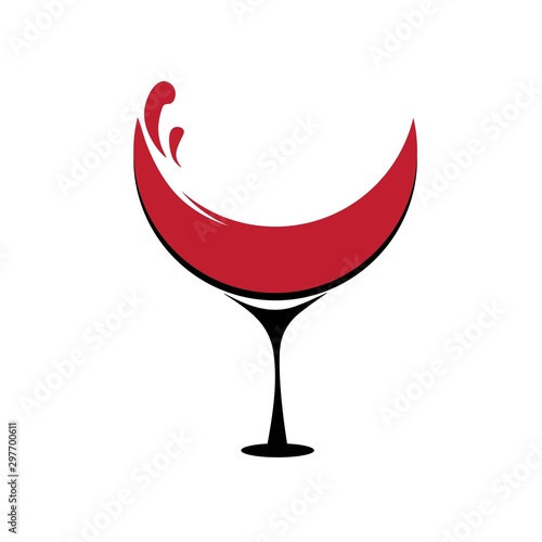 wine logo vector