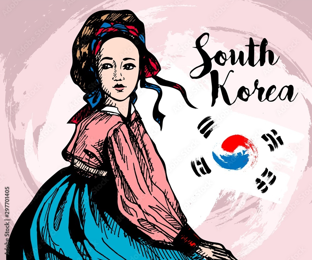 Sim on Twitter sketch study koreangirl hanbok sketch digitalart 한복  drawing portrait httpstcoLDw368L4ZH  X