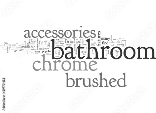 brushed chrome bathroom accessories