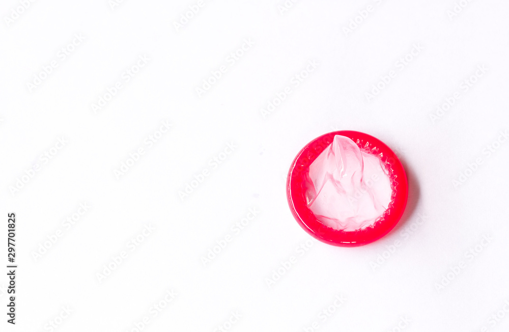 Condom on white background Condom on white background