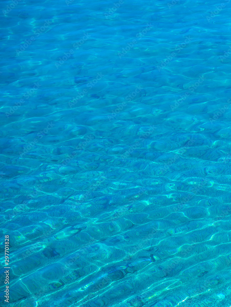 Abstract Beautiful blue Sea and the waves. Background texture.