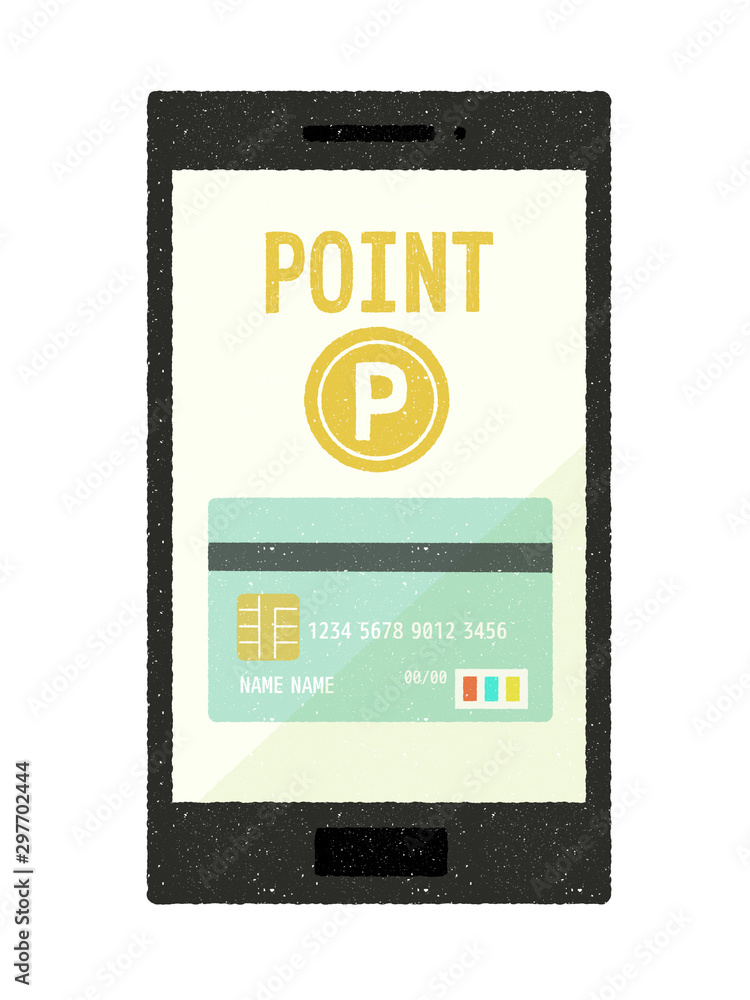 スマートフォン-キャッシュレス・クレジットカード決済-ポイント