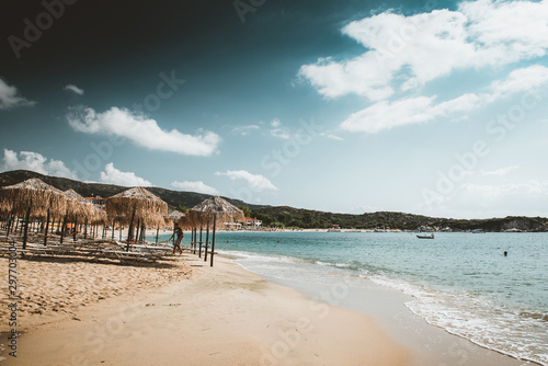 beach and sea