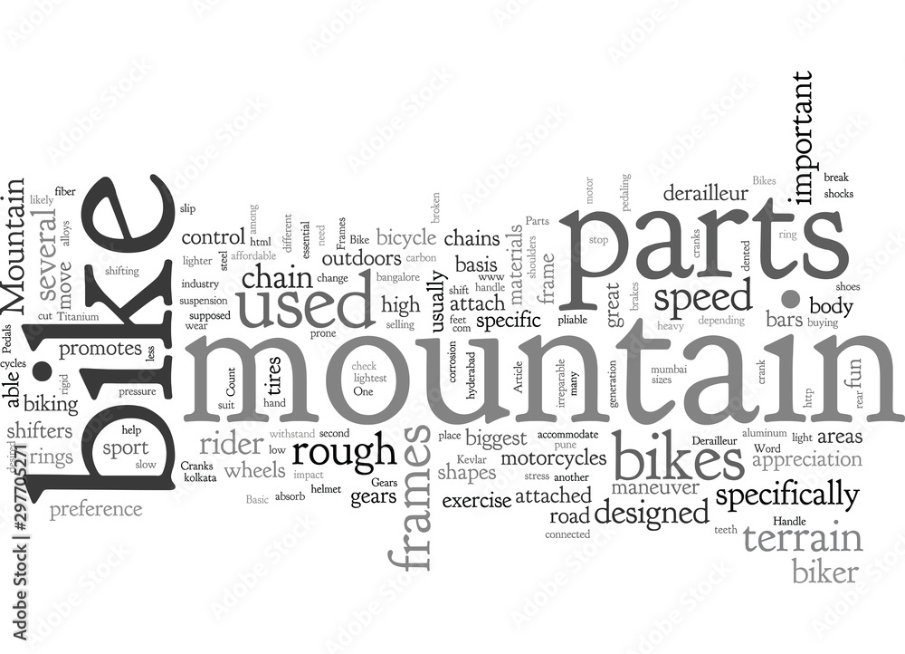 Basic Parts For Mountain Bikes Basic Parts For Mountain Bikes