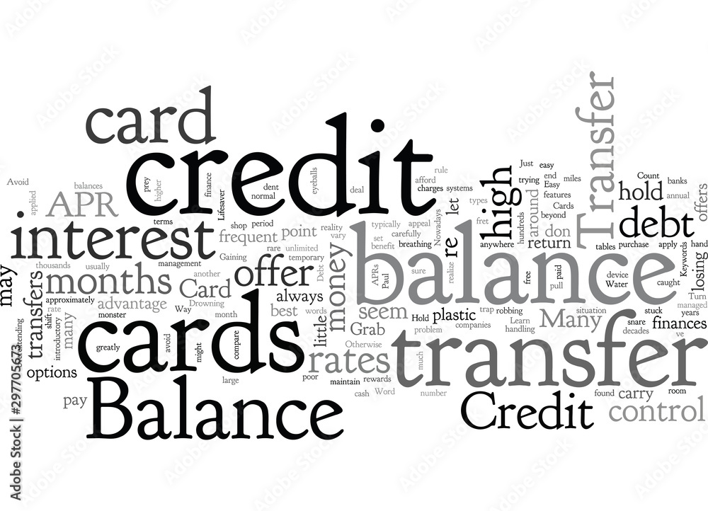 Balance Transfer Credit Card The Easy Way To Avoid High APRs Balance Transfer Credit Card The Easy Way To Avoid High APRs