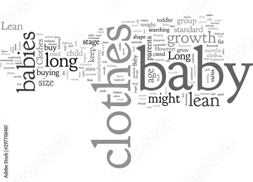 Baby Clothes Long and Lean