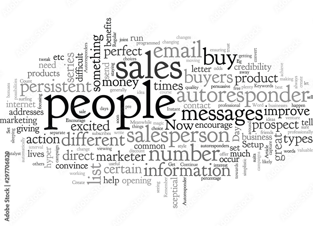Autoresponder the persistent salesperson Autoresponder the persistent salesperson