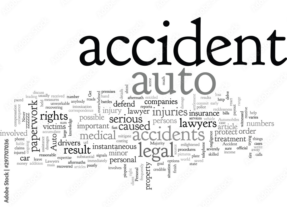 Fototapeta premium Auto Accident Lawyers