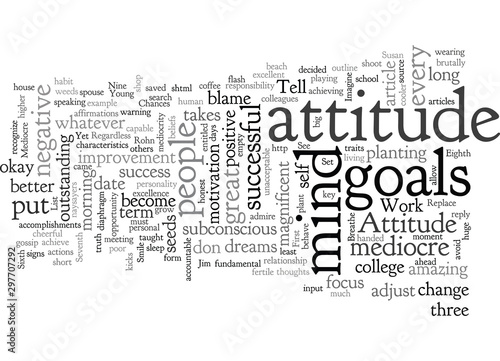 Attitude Adjustment Nine Ways to Transform You From Mediocre to Magnificent