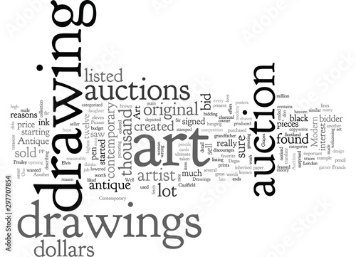 art auctions for drawings
