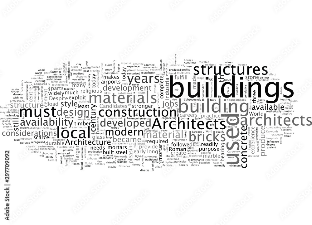 Fototapeta premium Architecture and Architects Jobs