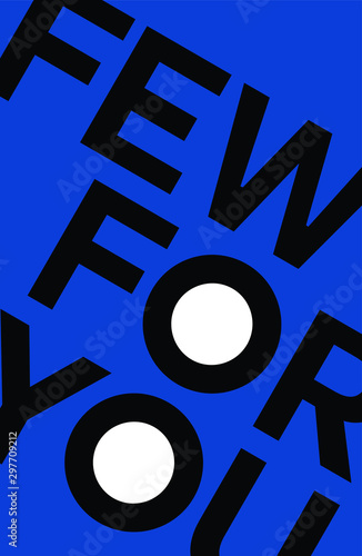Abstract Typography Design Background