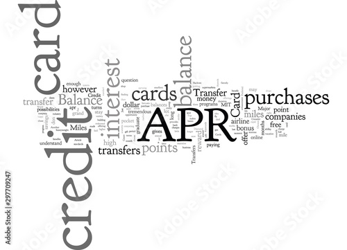 APR Balance Transfers Credit Cards Three Top Choices
