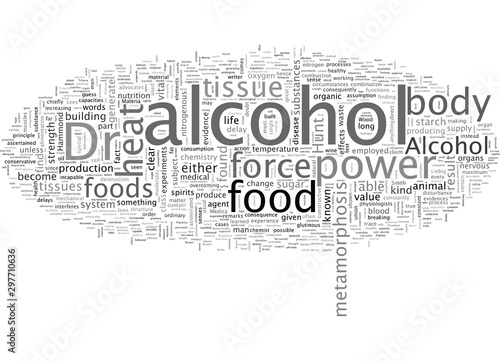 ALCOHOL HAS NO FOOD VALUE