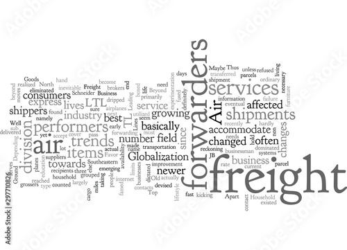air freight forwarders