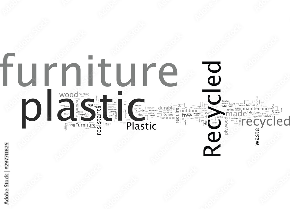 Advantages of Recycled Plastic Furniture