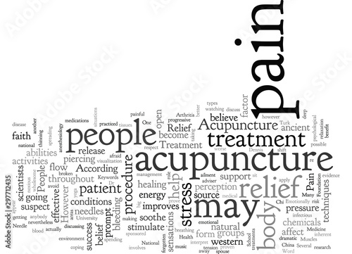Acupuncture Ancient Needle Work as Pain Relief Treatment