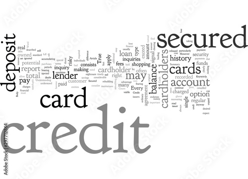 About Secured Credit Cards