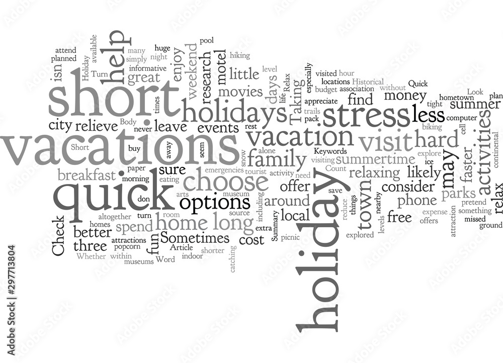 A Quick Holiday To Relax A Quick Holiday To Relax