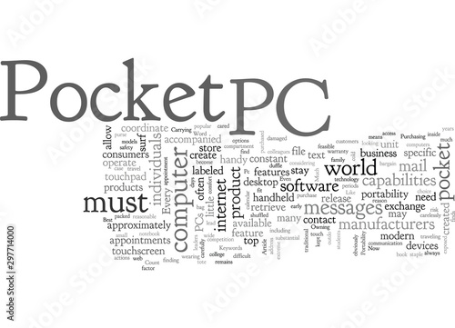 A Pocket Pc Is Portability At It s Best