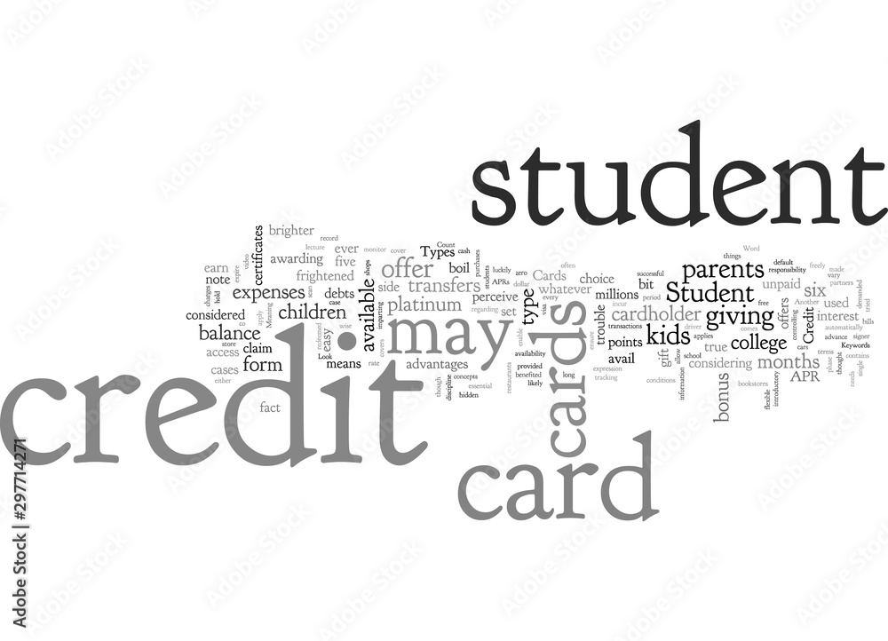 A Look At The Types Of Student Credit Cards