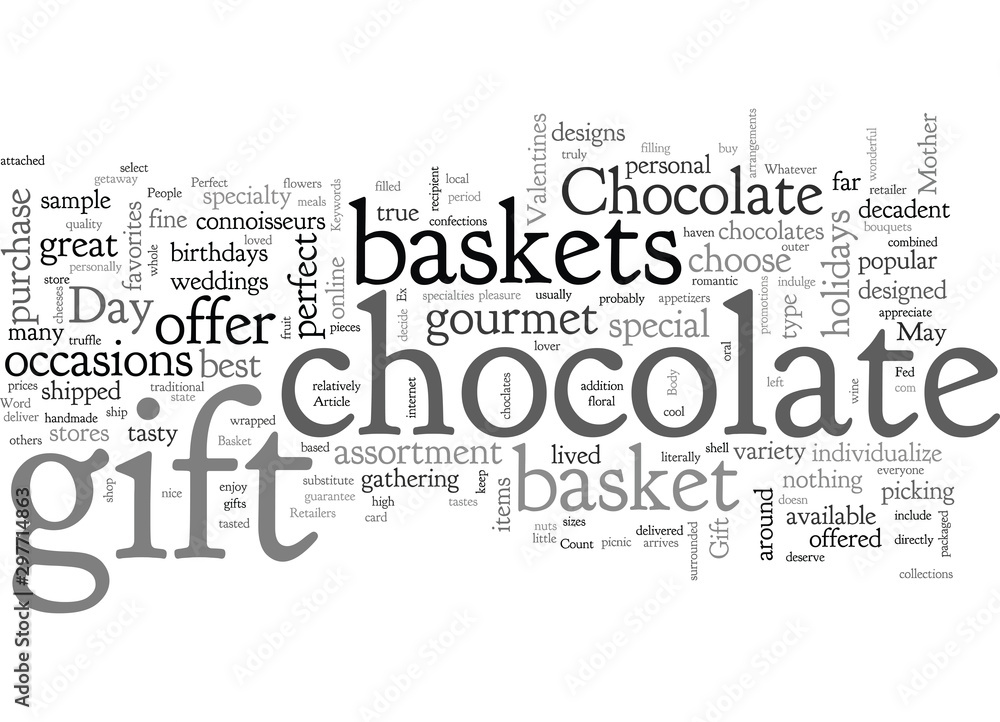 A Gourmet Chocolate Gift Basket Is The Perfect Gift
