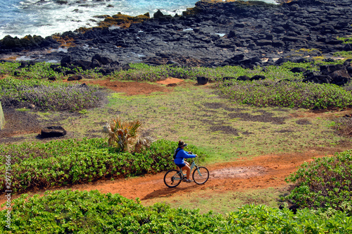 Biking Kauai photo