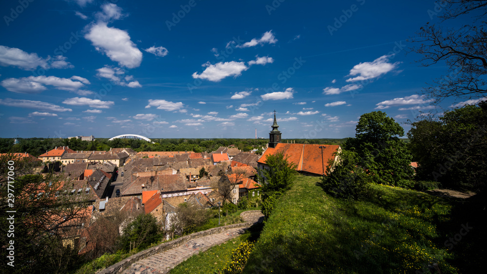 view of old town novisad 