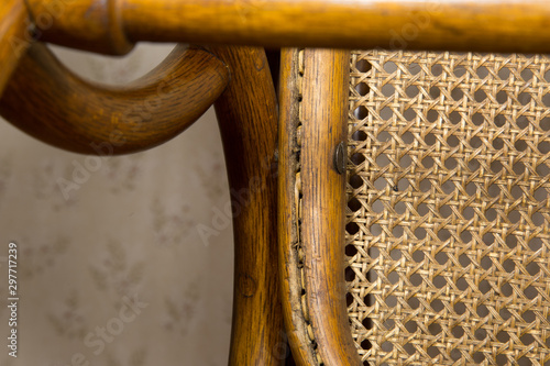 Antique rocking chair, over 100 years old photo