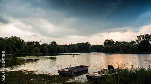 boat on the river